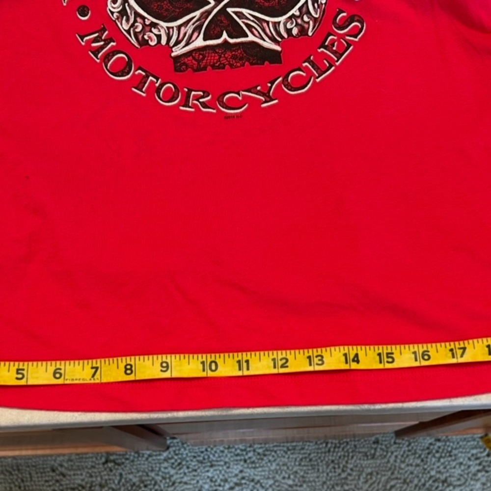 Harley-Davidson Red Graphic Tank Top - Picture 6 of 6